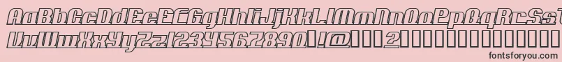 Addlo Font – Black Fonts on Pink Background