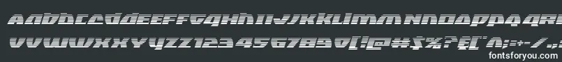 Blackbishopgradital Font – White Fonts on Black Background