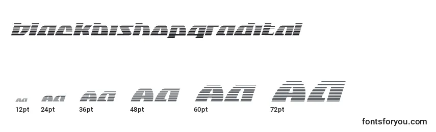 Blackbishopgradital Font Sizes
