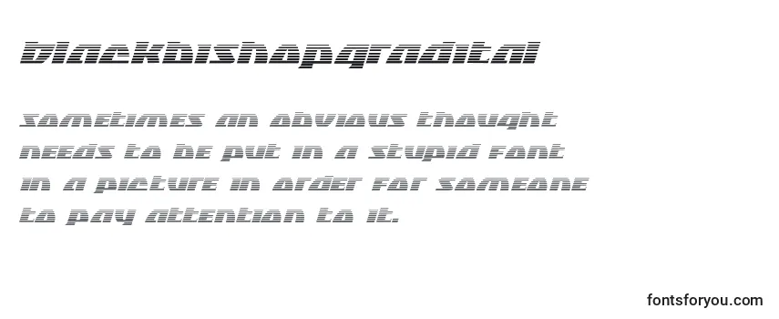 Blackbishopgradital Font