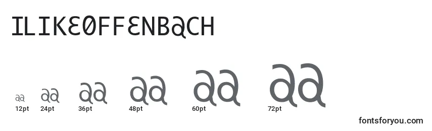 Ilikeoffenbach Font Sizes