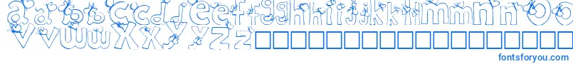 More about RypChc Font RypChc Font – Blue Fonts on White Background