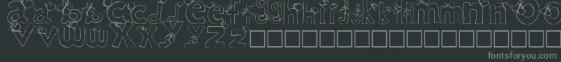 RypChc Font – Gray Fonts on Black Background