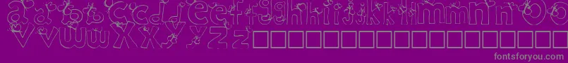 En savoir plus sur la police RypChc Police RypChc – polices grises sur fond violet