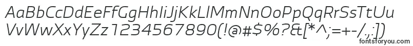 AutobahnProItalic-fontti – Fontit Microsoft Officelle
