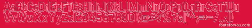 Więcej informacji o czcionce Preussischevi9ag2schattenlinie Czcionka Preussischevi9ag2schattenlinie – różowe czcionki na czerwonym tle