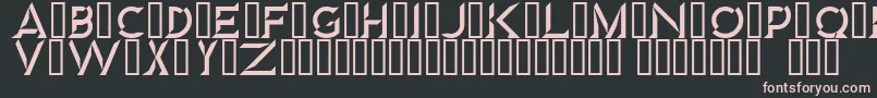 Diamond Font – Pink Fonts on Black Background