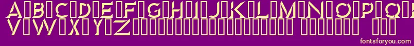 En savoir plus sur la police Diamond Police Diamond – polices jaunes sur fond violet