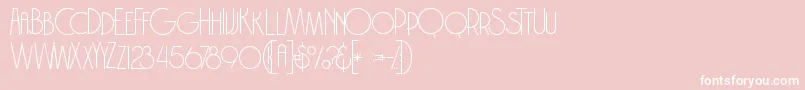 Brodothingrunge Font – White Fonts on Pink Background