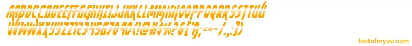 Шрифт Yankeeclipperhalfital – оранжевые шрифты