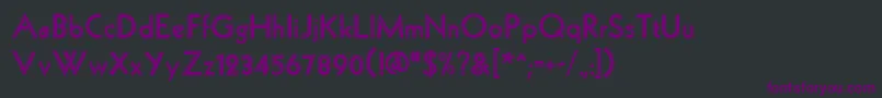 HollywoodRegular Font – Purple Fonts on Black Background
