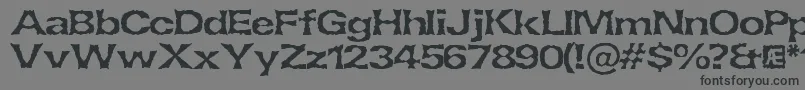 Lethargi Font – Black Fonts on Gray Background