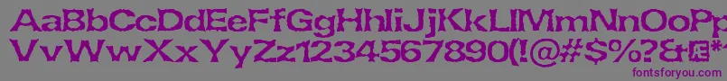 Lethargi Font – Purple Fonts on Gray Background