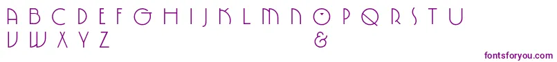 SpringgardenPl Font – Purple Fonts on White Background