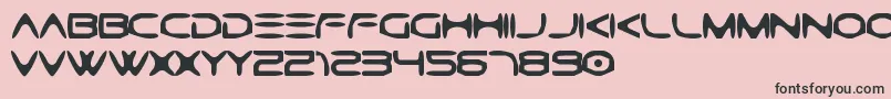 GtekCavernaフォントについての詳細 フォントGtekCaverna – ピンクの背景に黒い文字