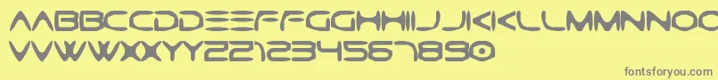 More about GtekCaverna Font GtekCaverna Font – Gray Fonts on Yellow Background