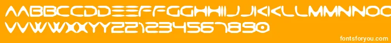 fuente GtekCaverna – Fuentes Blancas Sobre Fondo Naranja