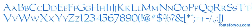 Подробнее о шрифте CarollerRegularDb Шрифт CarollerRegularDb – синие шрифты на белом фоне