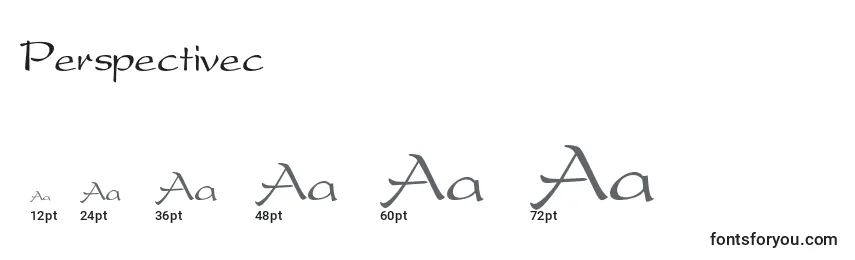 Perspectivec Font Sizes