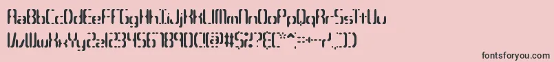 Compc3s Font – Black Fonts on Pink Background