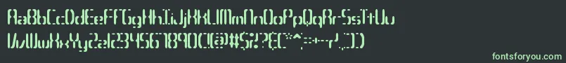 フォントCompc3s – 黒い背景に緑の文字