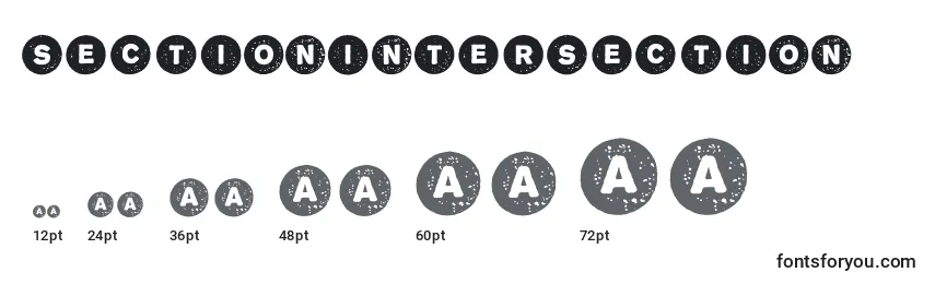 Sectionintersection Font Sizes