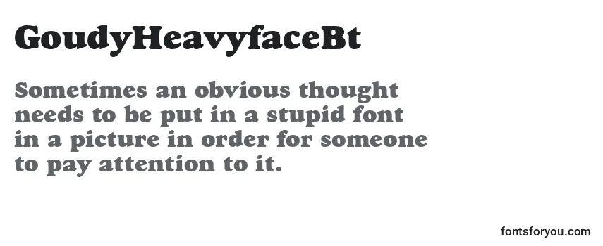 GoudyHeavyfaceBt-fontti