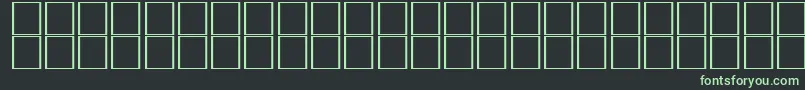 フォントNewRegular – 黒い背景に緑の文字