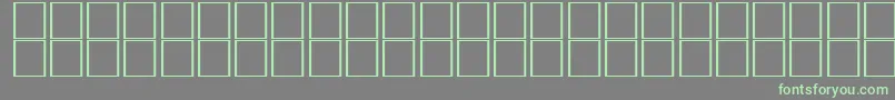 Шрифт NewRegular – зелёные шрифты на сером фоне