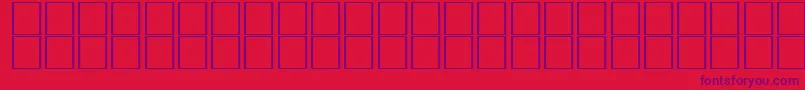 NewRegular Font – Purple Fonts on Red Background
