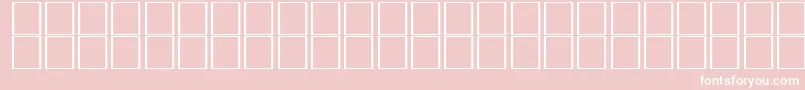 フォントNewRegular – ピンクの背景に白い文字