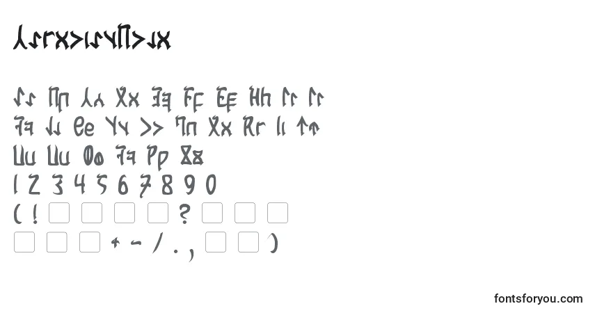 Schriftart CardosanBold – Alphabet, Zahlen, spezielle Symbole