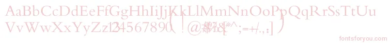 MotkenAlRafidainArt Font – Pink Fonts on White Background