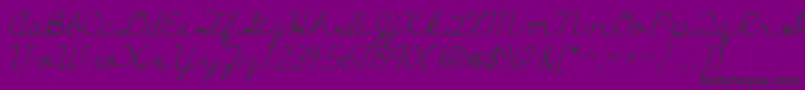 DiscipuliBritannica Font – Black Fonts on Purple Background