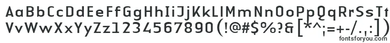 Czcionka LinotypeAuthenticSansRegular – czcionki o stałej szerokości