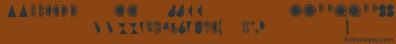 Rimsar Font – Black Fonts on Brown Background