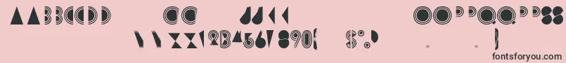 Rimsar Font – Black Fonts on Pink Background
