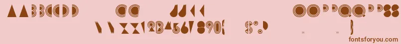 Rimsar Font – Brown Fonts on Pink Background
