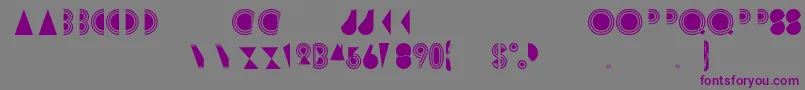 Rimsar Font – Purple Fonts on Gray Background