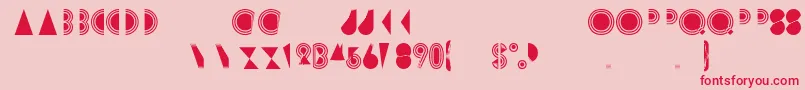 Rimsar Font – Red Fonts on Pink Background