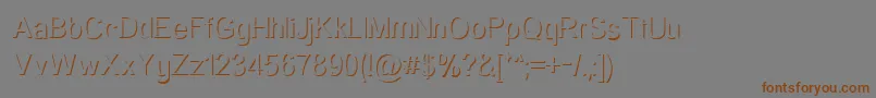 Подробнее о шрифте Primelep Шрифт Primelep – коричневые шрифты на сером фоне
