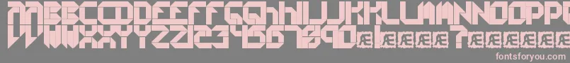 CollectiveSBrk Font – Pink Fonts on Gray Background