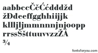 EurobodtBold font – bosnian Fonts