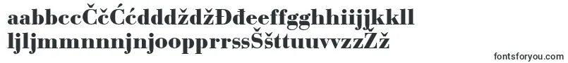 Шрифт EurobodtBold – боснийские шрифты
