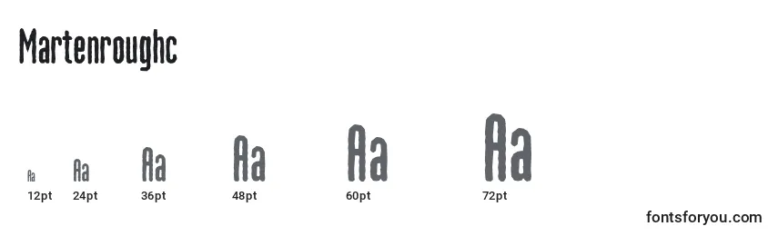 Martenroughc Font Sizes