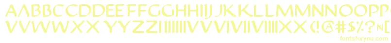 Justv22-Schriftart – Gelbe Schriften