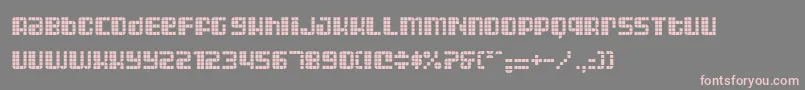 AstronautIii Font – Pink Fonts on Gray Background