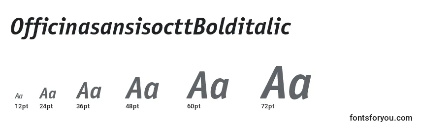 OfficinasansisocttBolditalic Font Sizes