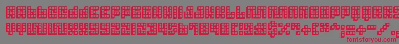Trick3D ffy Font – Red Fonts on Gray Background