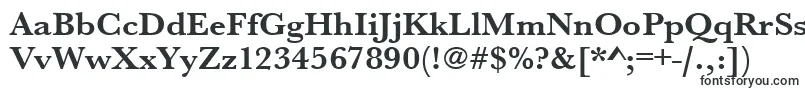 Шрифт UrwbaskertwidBold – типографские шрифты